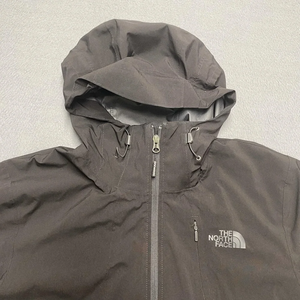 The North Face Jacket Mens Small Black DryVent Hooded Waterproof Windbreaker
